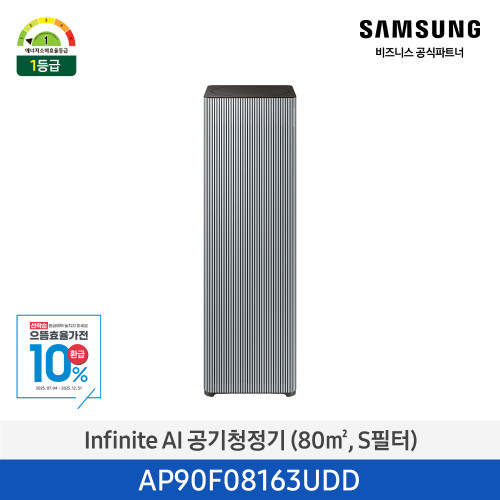 Infinite AI 공기청정기 (80㎡, S 필터) 블루그레이